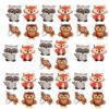 Woodland Animal Friends Cupcake Rings by Bakery Supplies (24-Pack) 24-Pack - $20.95