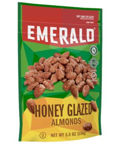 Emerald Nuts, Honey Glazed Almonds, 5.5 Ounce Resealable Bag 5.5 oz - $17.95
