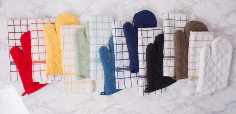 DII Cotton Terry Windowpane Dish Cloths, 12 x 12" Set of 6, Machine Washable and Ultra Absorbent Kitchen Dishcloth-Blue Blue - $13.95