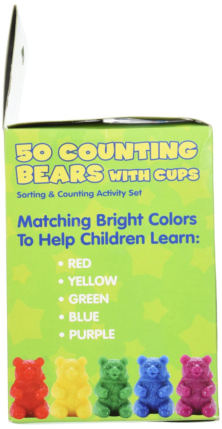 50 Counting Bears with 5 Cups - $17.95