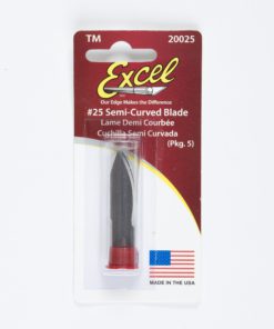 Excel Blades #25 Contoured Blade, 5 Pack, American Made Replacement Hobby Blades - $10.95