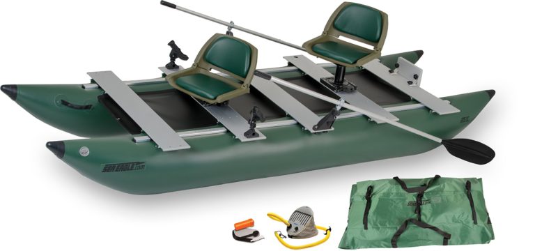 Sea Eagle 375fc FoldCat Inflatable Fishing Boat - Deluxe Package - $1,574.95
