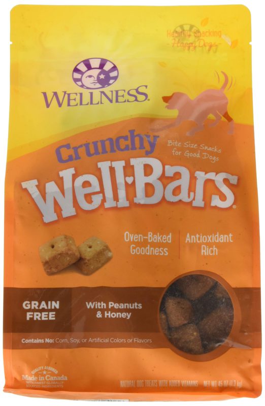 Wellness Natural Wellbars Crunchy Dog Treats Peanut & Honey 45-Ounce Bag - $23.95