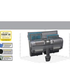 Alternative view of Marineland Penguin Power Filter w/ Multi-Stage Filtration 50 to 70-Gallon, 350 GPH