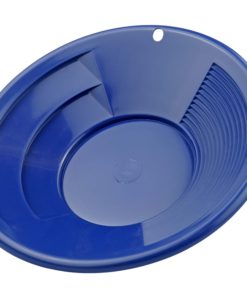 SE GP1011BL8 8" Blue Plastic Gold Mining Pan with Two Types of Riffles 8" - $9.95