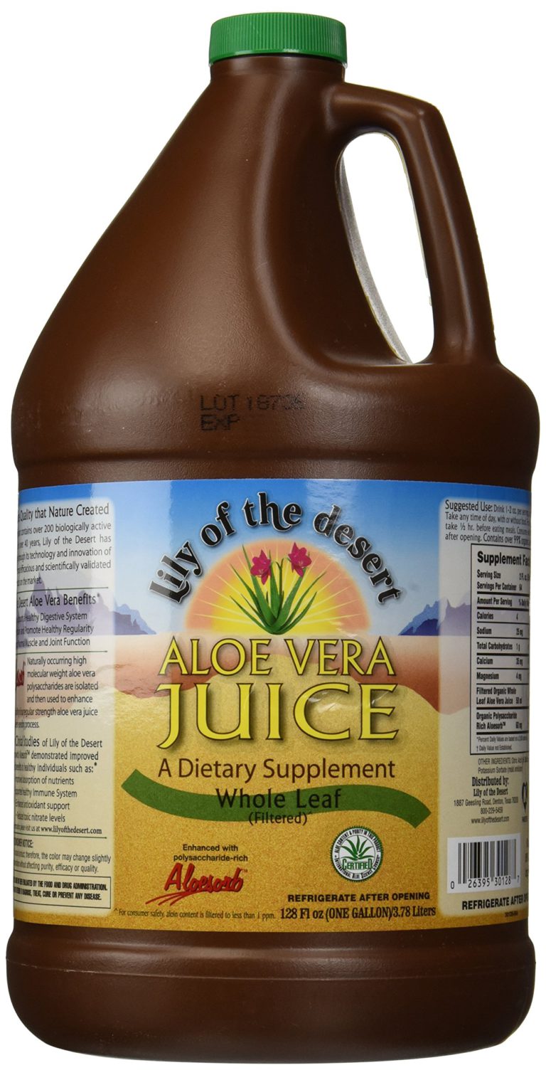 Lily of the Desert Aloe Vera Juice, Whole Leaf, 128 Fluid Ounce 128 Fl. Oz - $32.95