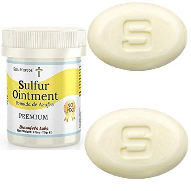 3 PACK- 10% Sulfur Ointment + (2) 10% Sulfur Soap, Go All Natural ! ZERO PEG - $19.95