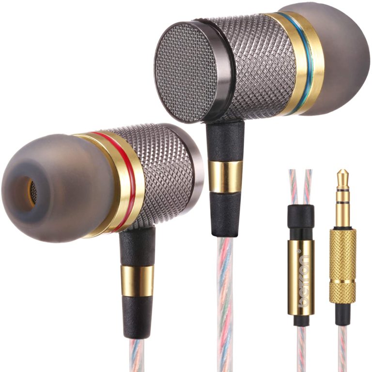 Betron YSM1000 Headphones, Earbuds, High Definition, in-Ear, Noise Isolating, Heavy Deep Bass for iPhone, iPod, iPad, MP3 Players, Samsung Galaxy, Nokia, HTC, etc (Gold Without Mic) - $25.95