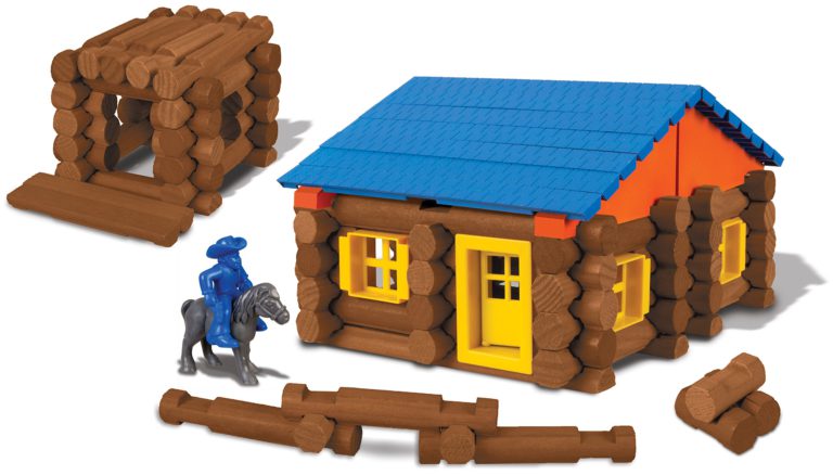 LINCOLN LOGS – Oak Creek Lodge – 137 Pieces – Ages 3+ Preschool Education Toy - $40.95