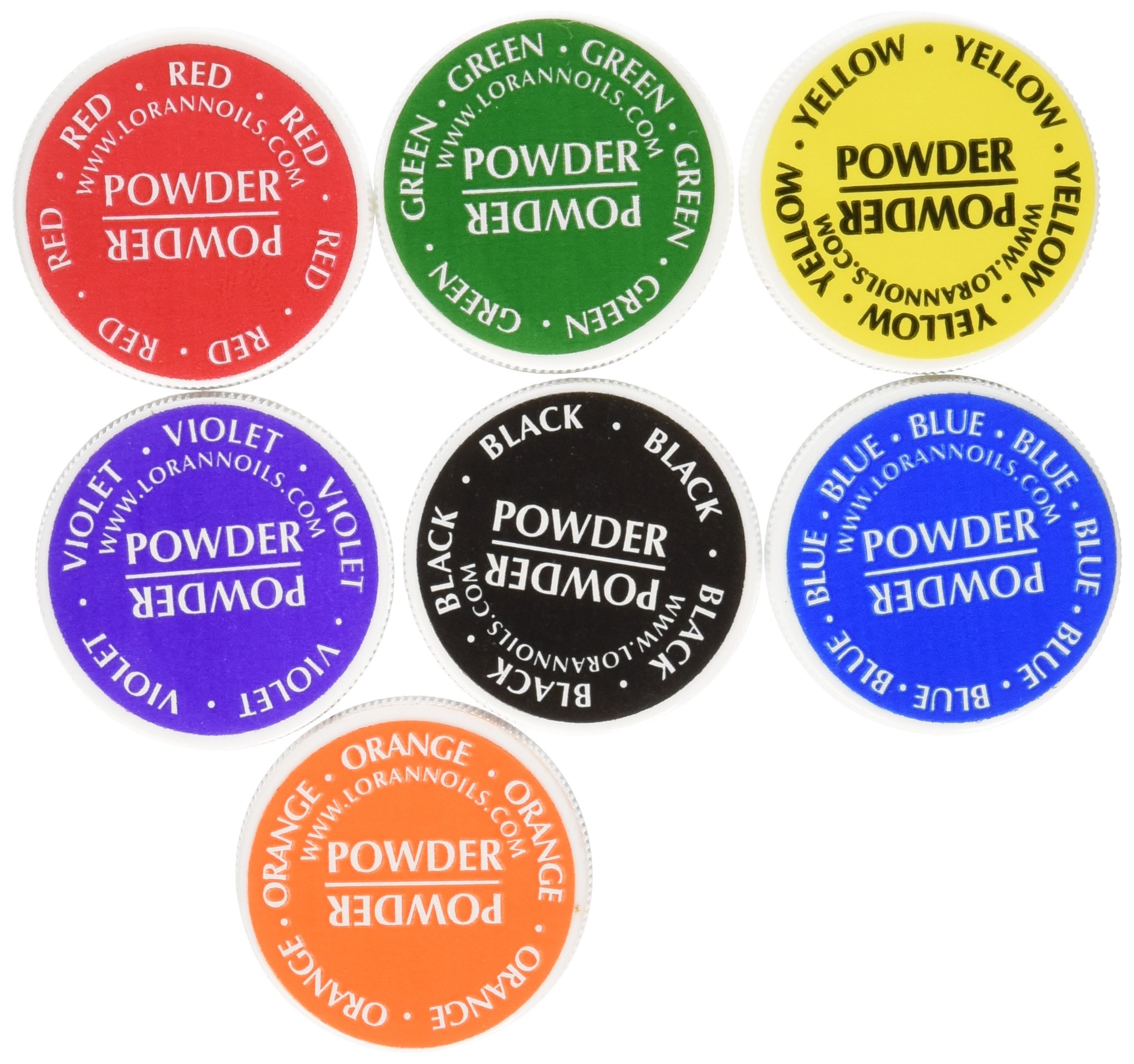 LorAnn Food Coloring Powder 1/2 Ounce, Set Of 7 Colors Swiftsly