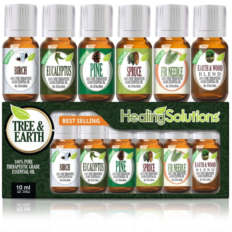 Top 6 Tree & Earth Essential Oils 100% Pure, Best Therapeutic Grade Aromatherapy Essential Oil Gift Set - 6/10 mL - $23.95