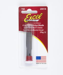 Excel Blades #18 Wood Chisel Blade, 1/2 Inch, American Made Replacement Hobby Blades, 5 Pack #18 Large Chisel Blade - $9.95