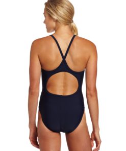 TYR Sport Women's Solid Diamondback Swimsuit 36 Navy - $43.95