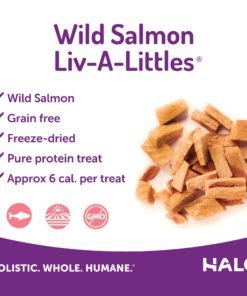 Halo Liv-a-Littles Wild Salmon Protein Treats 1.6 oz - $32.95