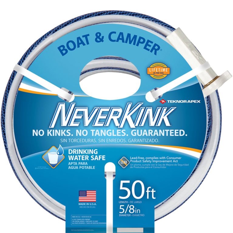 Teknor Apex NeverKink, 8612-50 Boat and Camper, Drinking Water Safe Hose, 5/8-Inch-by-50-Foot - $32.95