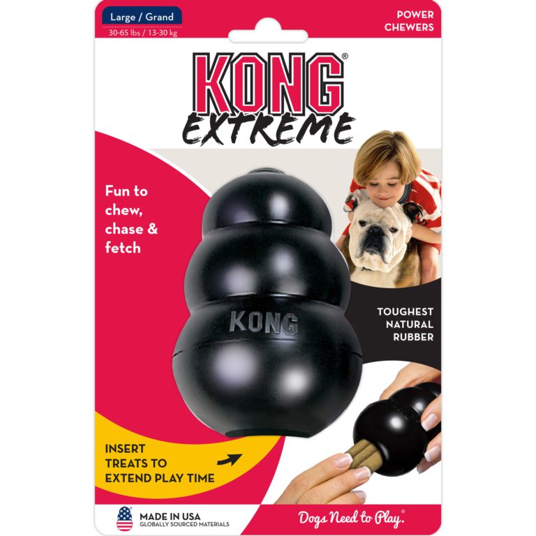 KONG Extreme Dog Toy, Black Large Standard Packaging - $19.95