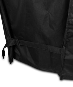 Grill Cover - garden home Up to 58" Wide, Water Resistant, Air Vents, Padded Handles, Elastic hem cord - Heavy Duty burner gas BBQ grill Cover 58" Black - $30.95