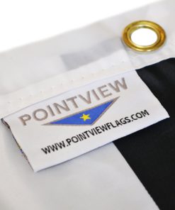 Pointview Flags Thin Blue Line American Flag - Thin Blue Line USA - Bright and Vivid Color, Double Stitched - Honoring Law Enforcement Officers - 3 x 5 ft with Grommets - $10.95