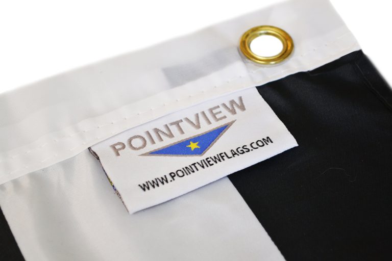 Pointview Flags Thin Blue Line American Flag - Thin Blue Line USA - Bright and Vivid Color, Double Stitched - Honoring Law Enforcement Officers - 3 x 5 ft with Grommets - $10.95