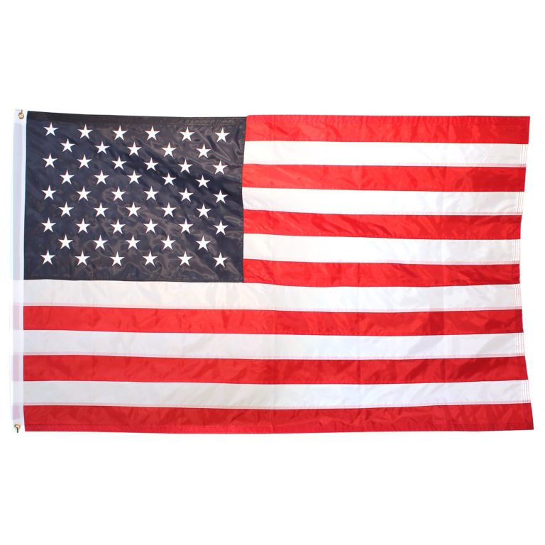 U.S. Nylon US Flag 3X5 ft 3 X 5 Ft? Embroidered stars - sewn stripes - $31.95