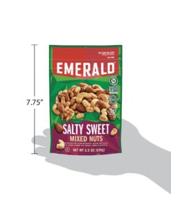 Emerald The Original Salty Sweet Mixed Nuts, Stand Up Resealable Bag, 5.5 Ounce - $12.95
