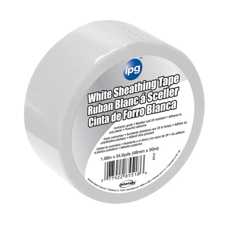 IPG Sheathing Tape, 2.36" x 54.6 yd, White (Single Roll) - $20.95