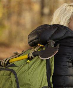 Off Grid Tools Trucker's Friend Demolition & Multitool Combines a Axe, Hammer, Pry bar Yellow Handle 14 81jmsHEdTcL