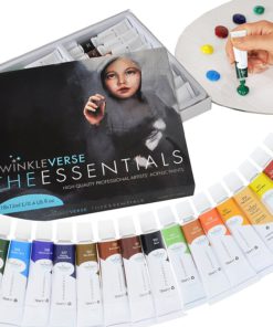 Acrylic Paint Set - 18 Artist Quality Acrylics - Canvas Paints, Arts and Craft Paint and Hobby Paint - $11.95