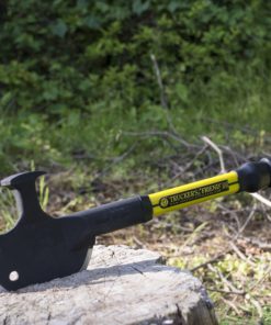 Alternative view of Off Grid Tools Trucker's Friend Demolition & Multitool Combines a Axe, Hammer, Pry bar Yellow Handle
