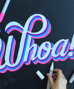 Kassa Liquid Chalk Markers for Blackboards (10 Neon Colors) - Chalkboard Marker Erasable on Glass, Window, Black Board, Mirror - Chalk Pens Include Reversible 6mm Chisel & Bullet Tip - $20.95