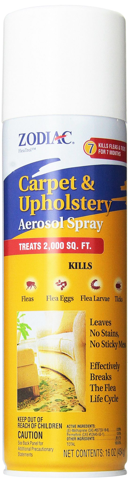 Zodiac Carpet and Upholstery Aerosol Spray 16-Ounce Standard Packaging - $16.95