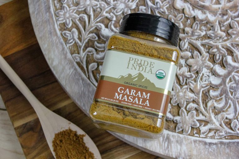 Pride Of India - Organic Garam Masala Ground - 8 oz (227 gm) Large Dual Sifter Jar - Certified Pure & Vegan Indian Blend Spice - Perfect Seasoning for Culinary Use - Offers Amazing Value for Money Organic Garam Masala Ground (8 oz (227 gm)) - $20.95
