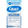 Colace Regular Strength Stool Softener 100 mg Capsules 60 Count Docusate Sodium Stool Softener for Gentle Dependable Relief 60 Count (Pack of 1) - $14.95