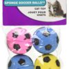 Ethical Products SPOT Sponge Soccer Balls Cat Toy Pack of 4 - $32.95