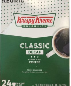 Krispy Kreme House Decaf Medium Roast Coffee K-Cups 24 COUNT (2PACKS) total 48 K-Cups 24 COUNT (2PACKS) 48 K-Cups - $43.95