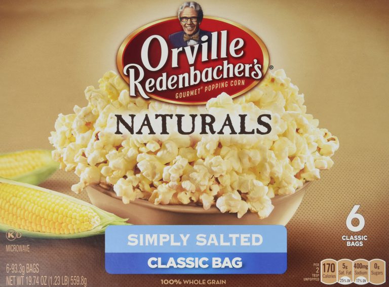2x Orville Redenbacher's Gourmet Microwavable Popcorn, Natural Simply Salted, 6 Count (=12 Bags) - $23.95