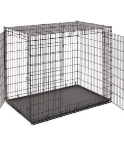 MidWest Homes for Pets XXL Giant Dog Crate | 54-Inch Long Ginormous Double Door Dog Crate Ideal for a Great Dane, Mastiff, St. Bernard & Other XXL Dog Breeds 9 91ZgE51iOgL