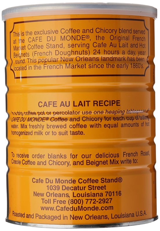 Cafe Du Monde Coffee Chicory, 15 Ounce Ground 15 Ounce (Pack of 1) - $12.95