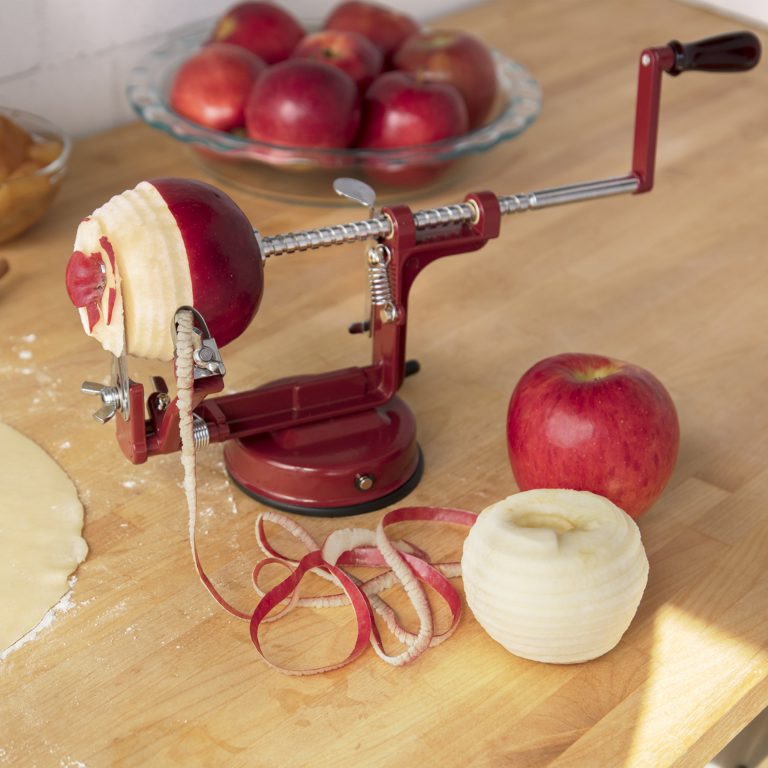 Apple Peeler and Corer by Cucina Pro - Long Lasting Chrome Cast Iron with Countertop Suction Cup - $23.95