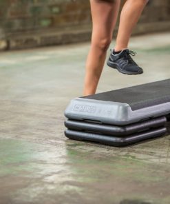 The Step Original Aerobic Platform – Health Club Size - With Premium Nonslip, Comfort Cushion Top Supporting Up to 350 lbs Grey - $124.95