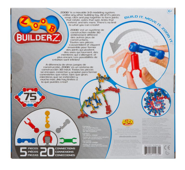 ZOOB BuilderZ 75 Piece Kit - $26.95