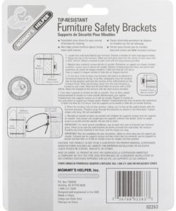 Mommy's Helper Tip Resistant Furniture Safety Brackets 8 Count - $11.95
