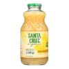 Santa Cruz, Lemon 100% Organic Juice, 32 Fl Oz