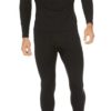 Thermajohn Long Johns Thermal Underwear for Men Fleece Lined Base Layer Set for Cold Weather X-Large Black