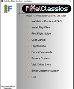 Alternative view of FlightGear Flight Simulator 2022 X Premium DELUXE Edition Flight Sim 5 Disc DVD CD Set Compatible with Microsoft Windows 11 10 8.1 8 7 Vista PC & Mac OS | 600+ Aircraft & FULL Worldwide Scenery!