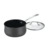 Cuisinart Contour Hard Anodized 1-Quart Saucepan with Cover,Black 13 41XZ1pQhc1L