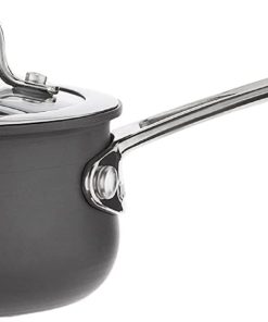 Cuisinart Contour Hard Anodized 1-Quart Saucepan with Cover,Black 10 514y6MNtCEL