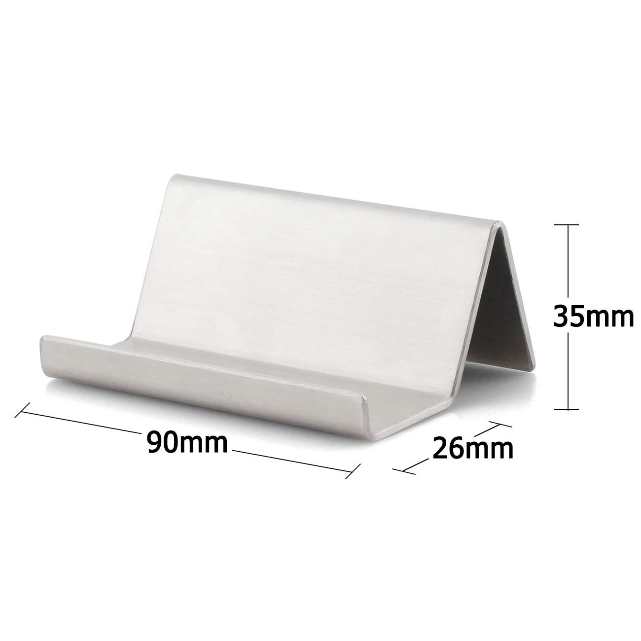 Partstock Business Name Card Holder,Premium Brushed Stainless Steel