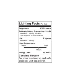 LS LIMO STUDIO LIMOSTUDIO (2 Pack) 85W CFL Bulb 2 Count (Pack of 1) 11 51SIiCX2RBL