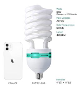 LS LIMO STUDIO LIMOSTUDIO (2 Pack) 85W CFL Bulb 2 Count (Pack of 1) 10 51sENVnM6iL
